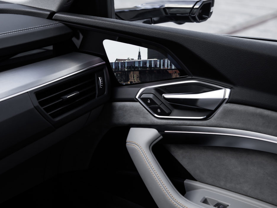The interior of the Audi e-tron prototype