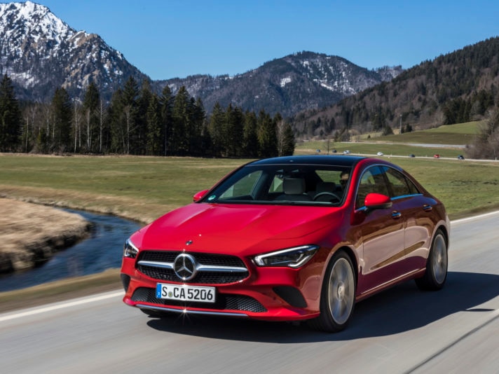 Mercedes-Benz Presse Fahrvorstellung CLA Coupé. München 2019// Mercedes-Benz Press Test Drive. Munich 2019
