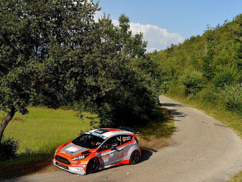 Andrea Crugnola, Danilo Fappani (Ford Fiesta R5 #48, Gass Racing)