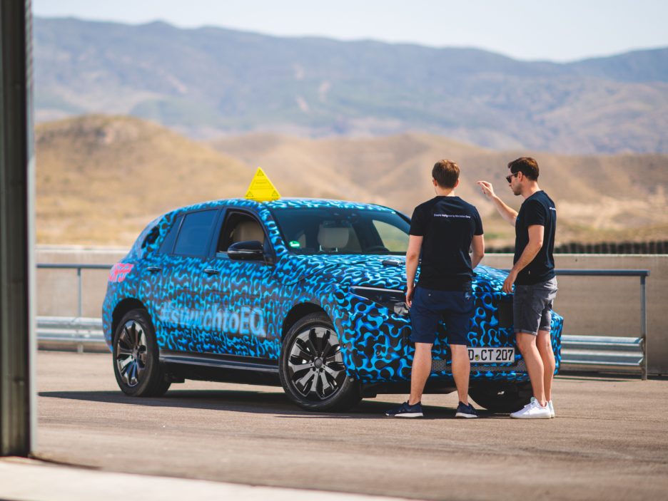 Mercedes-Benz EQC heat testing In Spain // Mercedes-Benz EQC Hitzeerprobung in Spanien