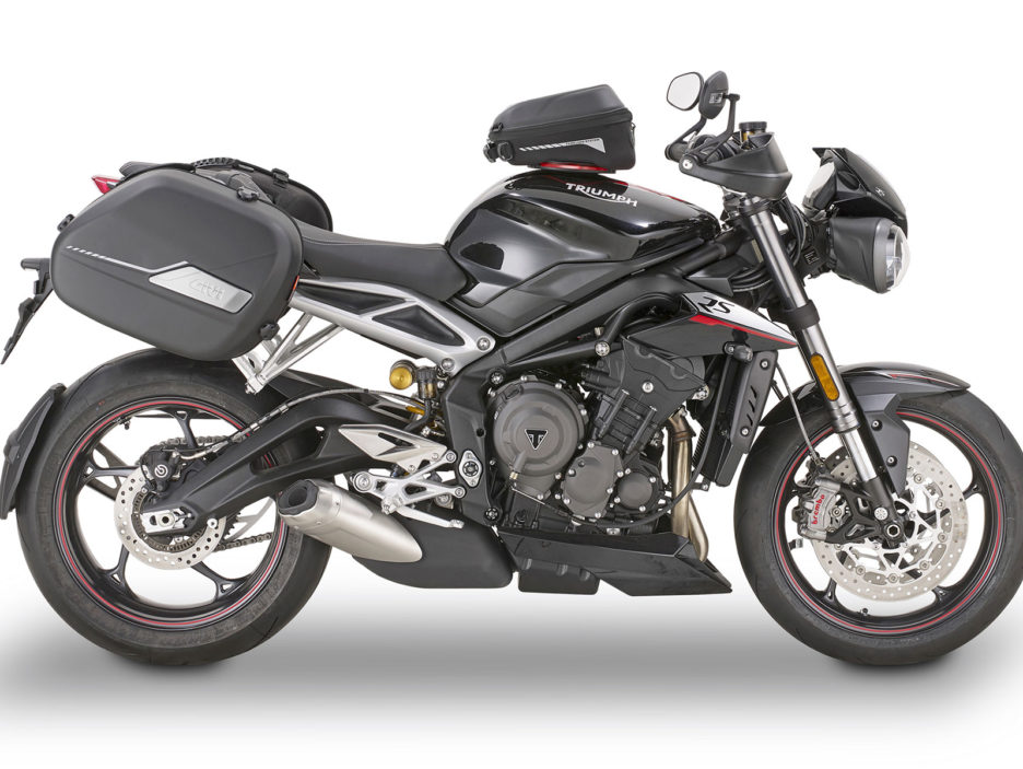 Borse llaterali ST604 montate-