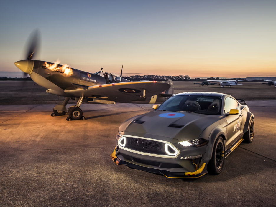 Ford, Vaughn Gittin Jr. Race to the Clouds at Goodwood with Eagl