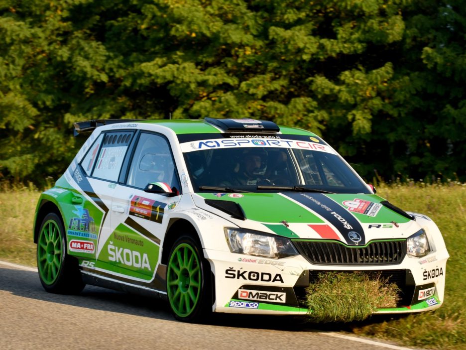 Umberto Scandola, Guido D Amore (Skoda Fabia R5 #1, Daytona Race)