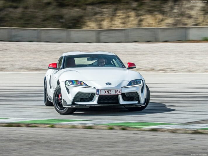 Toyota Supra drifting