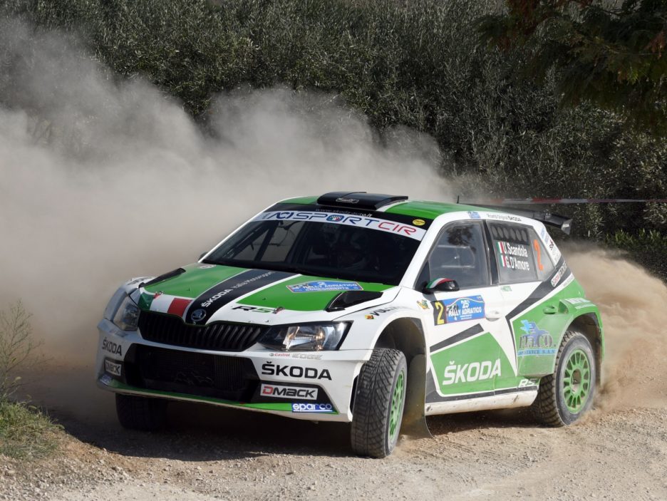 Umberto Scandola, Guido d Amore (Skoda Fabia R5 #2, Daytona Race)