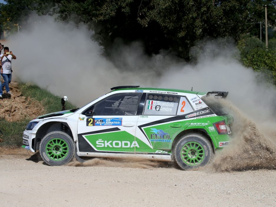 Umberto Scandola, Guido d Amore (Skoda Fabia R5 #2, Daytona Race)