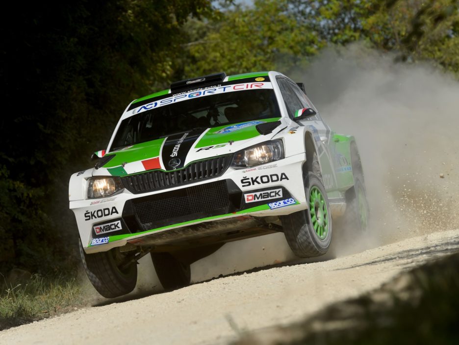 Umberto Scandola, Guido d Amore (Skoda Fabia R5 #2, Daytona Race)