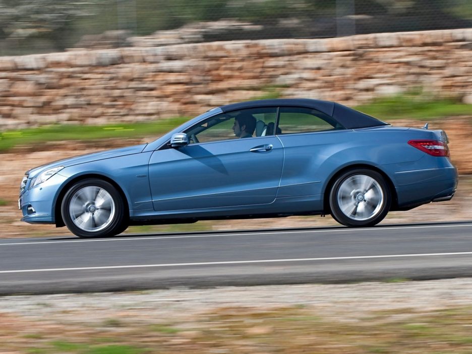 Mercedes classe E Cabrio profilo chiusa