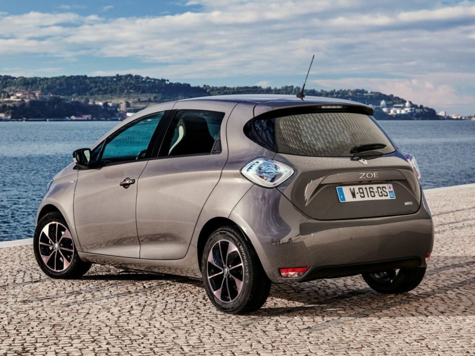 Renault Zoe tre quarti posteriore
