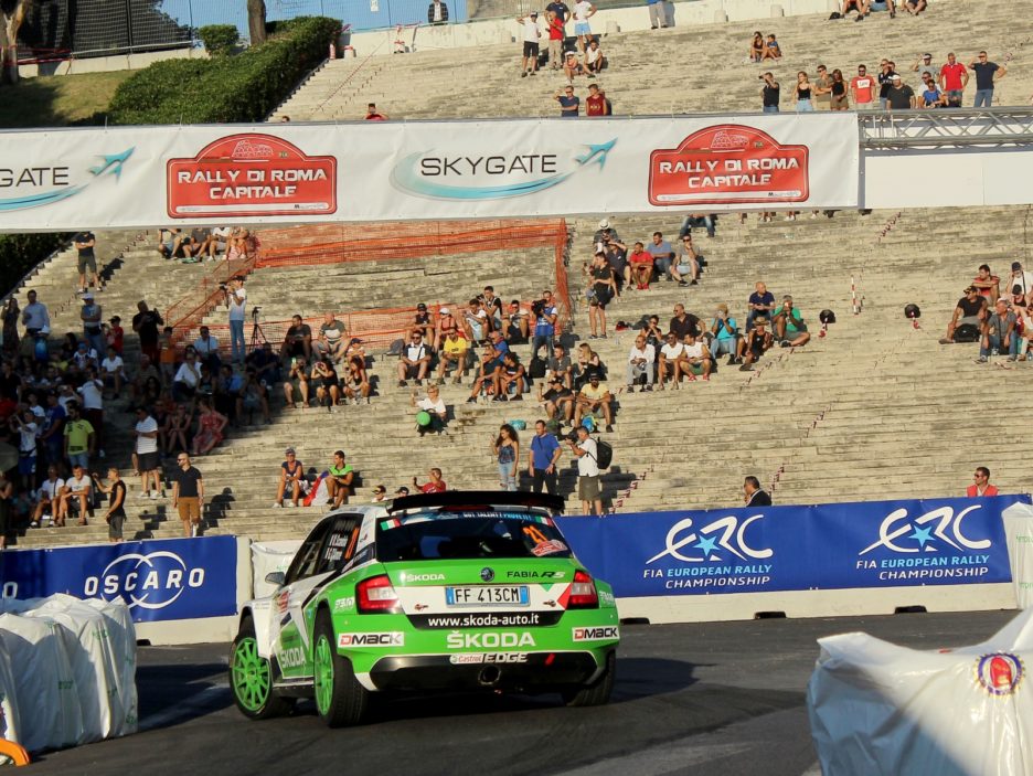 Umberto Scandola, Guido DAmore (Skoda Fabia R5 #21, SA Motorsport Italia)