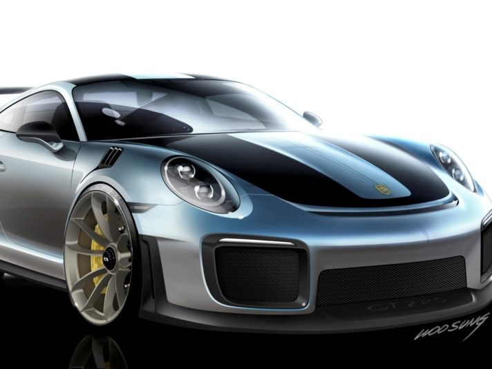 Porsche 911 GT2 RS 991 design