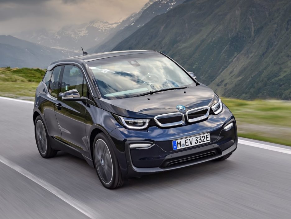 BMW i3 restyling vista dall'alto