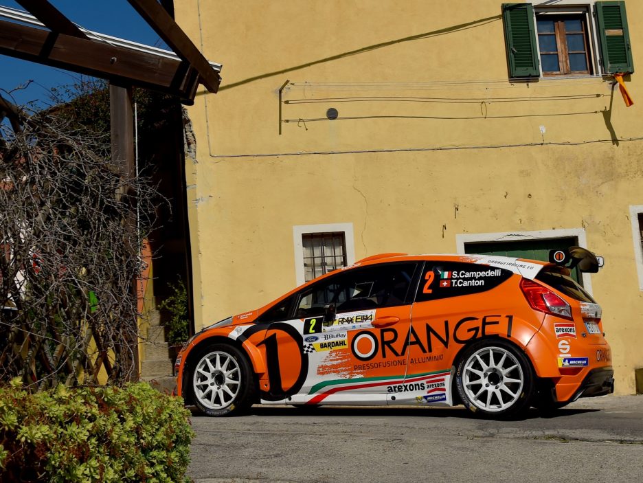 Simone Campedelli, Tania Canton (Ford Fiesta R5 #2, Orange1 Racing)