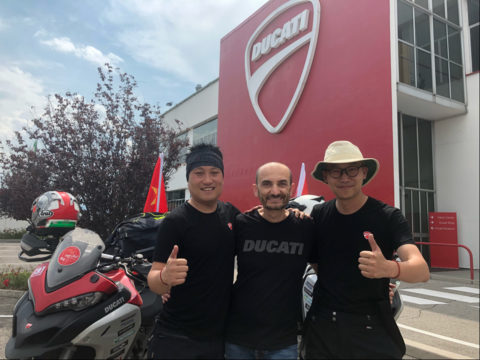 Ken Lu_Ducati China Sales Director__Claudio Domenicali_Ducati CEO__Lv Fei_Founder and CEO of Beijing MOTORWAY_02_UC66637_High