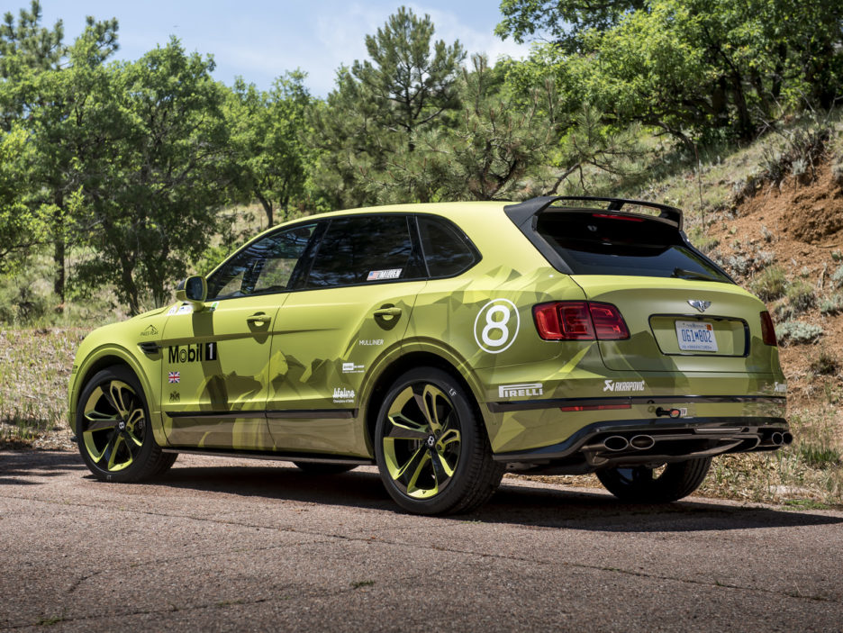 Bentley Pikes Peak Bentayga, June 2018
Photo: James Lipman / jameslipman.com