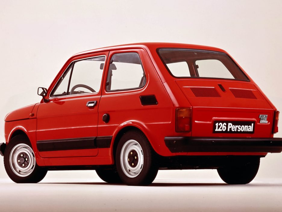 Fiat 126 Personal tre quarti posteriore