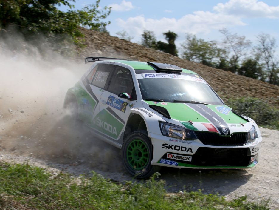 Umberto Scandola, Guido d Amore (Skoda Fabia R5 #2, Daytona Race)