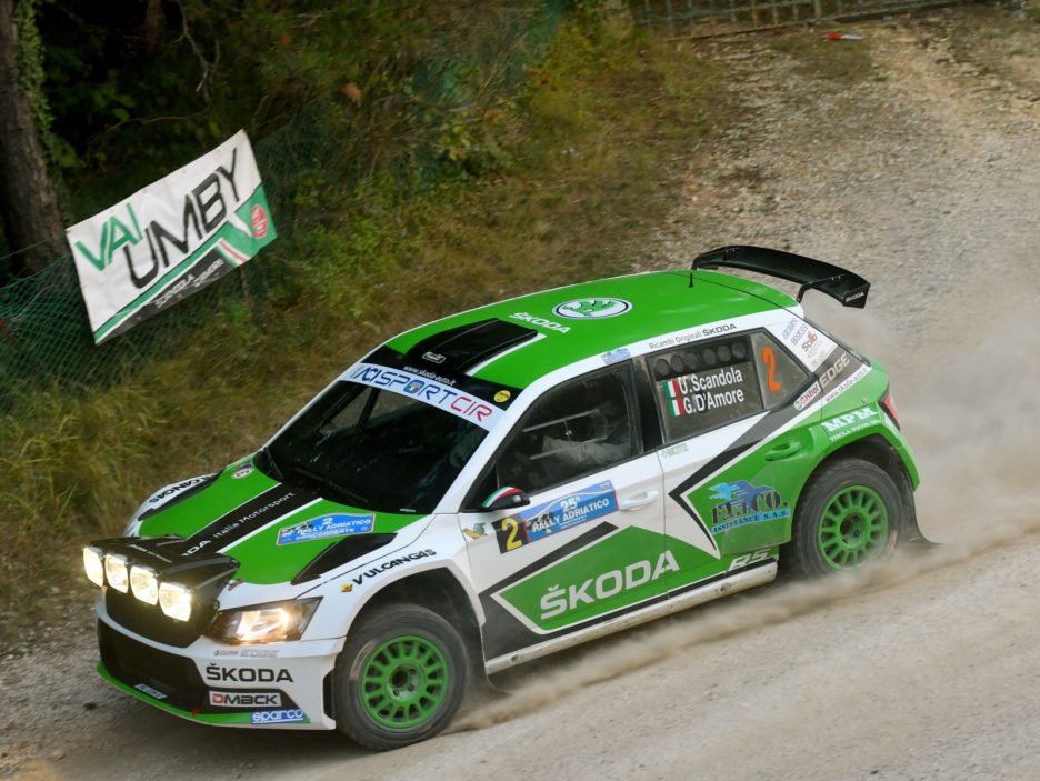Umberto Scandola, Guido d Amore (Skoda Fabia R5 #2, Daytona Race)