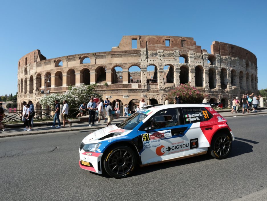 Giacomo Scattolon, Matteo Nobili (Skoda Fabia R5 #51, Road Runner Team)