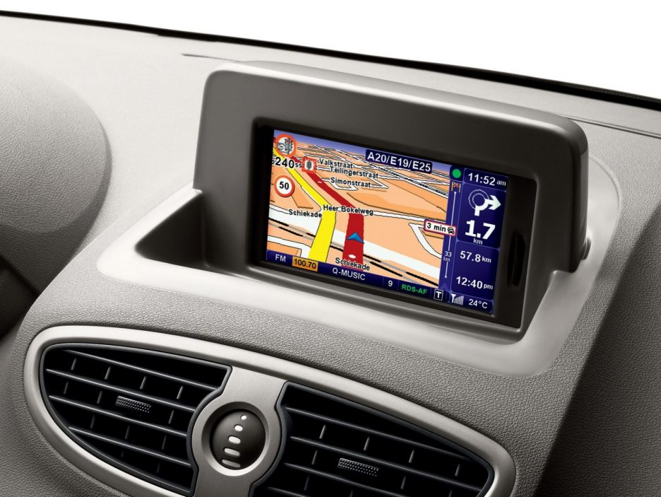 Renault Clio terza generazione restyling navigatore