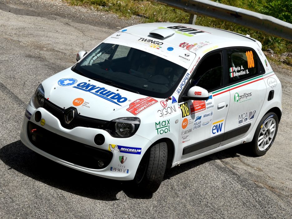 Alberto Paris, Sonia Benellini (Renault Twingo R1 #108, La Superba)