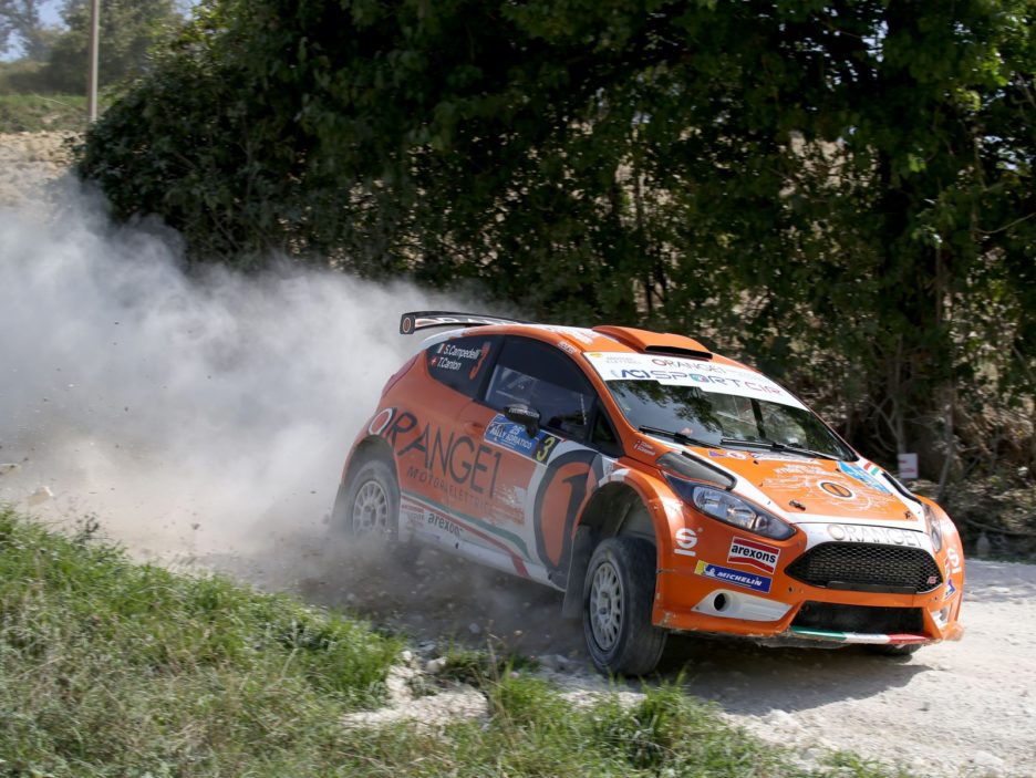 Simone Campedelli, Tania Canton (Ford Fiesta R5 #3, Orange1 Racing)