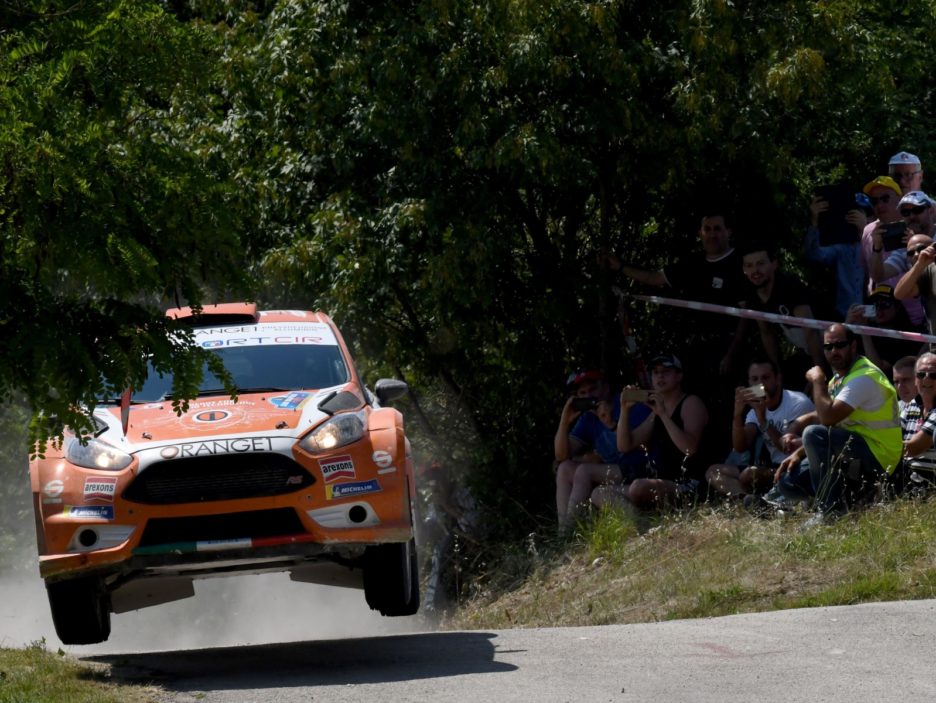 Simone Campedelli, Tania Canton (Ford Fiesta R5 #4, Orange1 Racing)